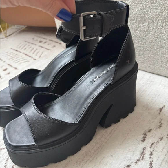 Windsor Smith Black Platform Heels - Picture 14 of 17